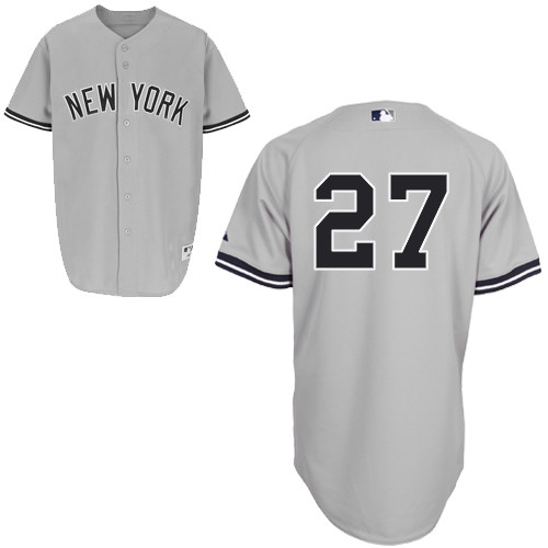 Shawn Kelley #27 mlb Jersey-New York Yankees Women's Authentic Road Gray Baseball Jersey